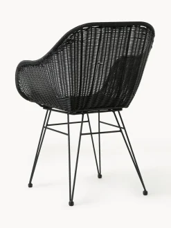 Sedia Con Braccioli In Polirattan Costa 2 Pz