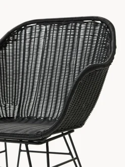 Sedia Con Braccioli In Polirattan Costa 2 Pz