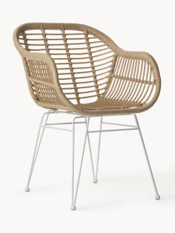 Sedia Con Braccioli In Polirattan Costa 2 Pz