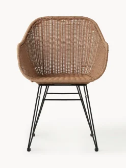 Sedia Con Braccioli In Polirattan Costa 2 Pz