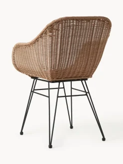 Sedia Con Braccioli In Polirattan Costa 2 Pz