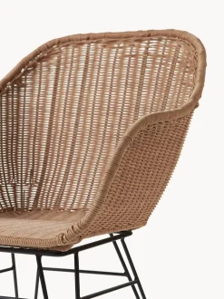 Sedia Con Braccioli In Polirattan Costa 2 Pz