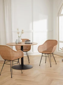 Sedia Con Braccioli In Polirattan Costa 2 Pz