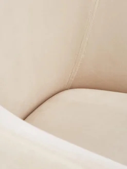 Sedia Con Braccioli In Velluto Isla