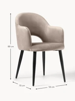 Sedia Con Braccioli Rachel