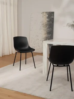 Sedia Con Gambe In Metallo Dave 2 Pz