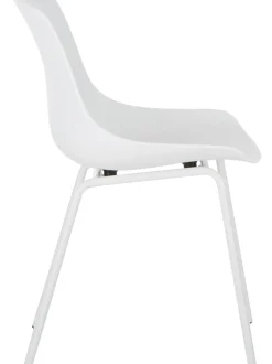 Sedia Con Gambe In Metallo Dave 2 Pz