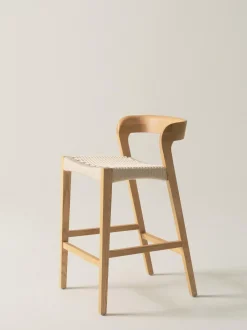 Sedia Da Bar Con Vimini Vikdalen