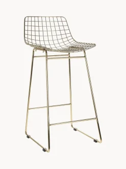 Sedia Da Bar In Metallo Wire 2 Pz