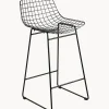 Sedia Da Bar In Metallo Wire