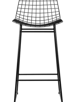 Sedia Da Bar In Metallo Wire