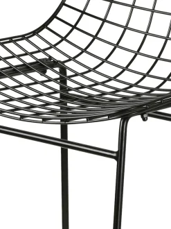 Sedia Da Bar In Metallo Wire