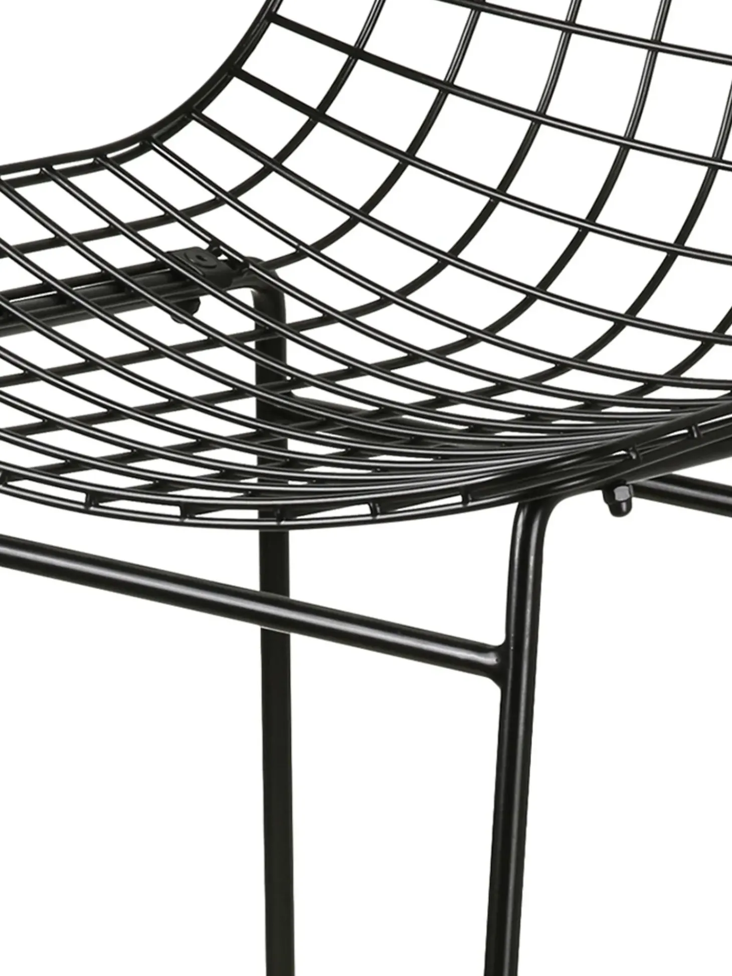 Sedia Da Bar In Metallo Wire