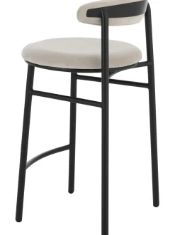 Sedia Da Bar In Velluto Doggi