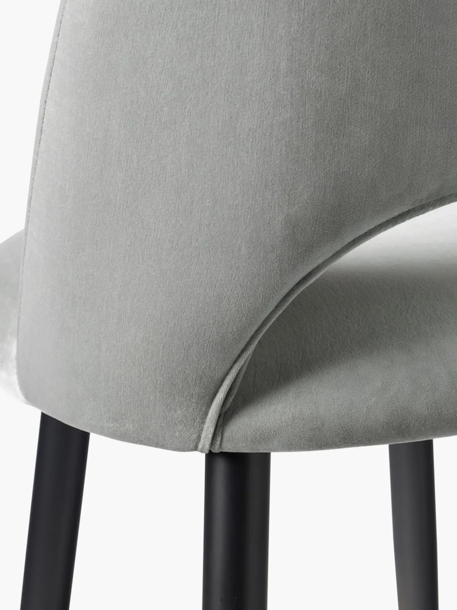 Sedia Da Bar In Velluto Rachel