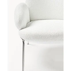 Sedia Da Cocktail In Boucle Con Piedini In Metallo Luan*Westwing Collection New