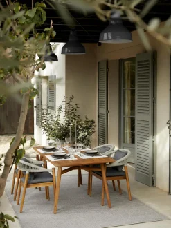 Sedia Da Giardino In Legno Di Acacia Malmo 2 Pz