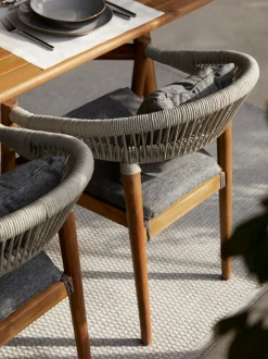 Sedia Da Giardino In Legno Di Acacia Malmo 2 Pz