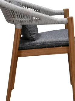 Sedia Da Giardino In Legno Di Acacia Malmo 2 Pz