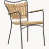 Sedia Da Giardino In Legno Con Braccioli Hard & Ellen