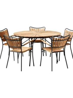 Sedia Da Giardino In Legno Con Braccioli Hard & Ellen