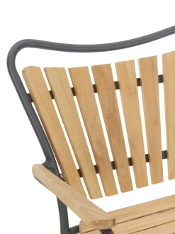 Sedia Da Giardino In Legno Con Braccioli Hard & Ellen