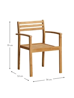 Sedia Da Giardino In Legno Di Teak Oxford