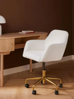 Sedia Da Scrivania In Boucle Lucie
