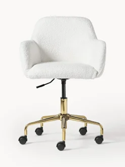 Sedia Da Scrivania In Boucle Lucie