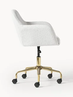 Sedia Da Scrivania In Boucle Lucie