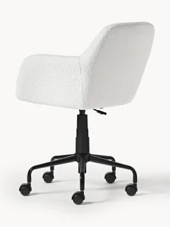 Sedia Da Scrivania In Boucle Lucie