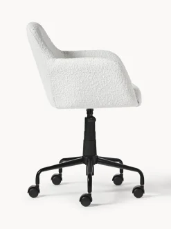 Sedia Da Scrivania In Boucle Lucie