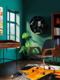 Sedia Da Scrivania In Similpelle Patron, Regolabile In Altezza