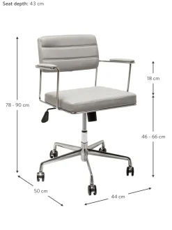 Sedia Da Scrivania In Similpelle Dottore