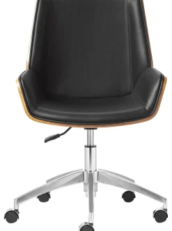 Sedia Da Scrivania In Similpelle Rouven, Regolabile In Altezza