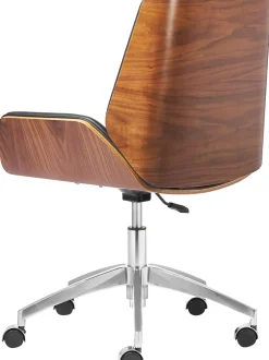 Sedia Da Scrivania In Similpelle Rouven, Regolabile In Altezza