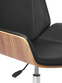 Sedia Da Scrivania In Similpelle Rouven, Regolabile In Altezza