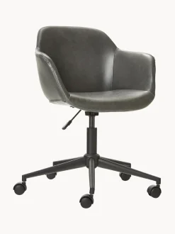 Sedia Da Scrivania In Similpelle Con Seduta Stretta Fiji