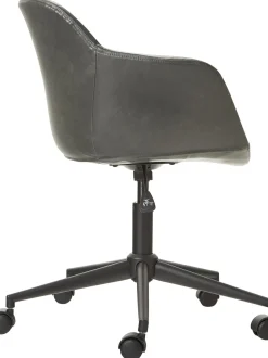 Sedia Da Scrivania In Similpelle Con Seduta Stretta Fiji