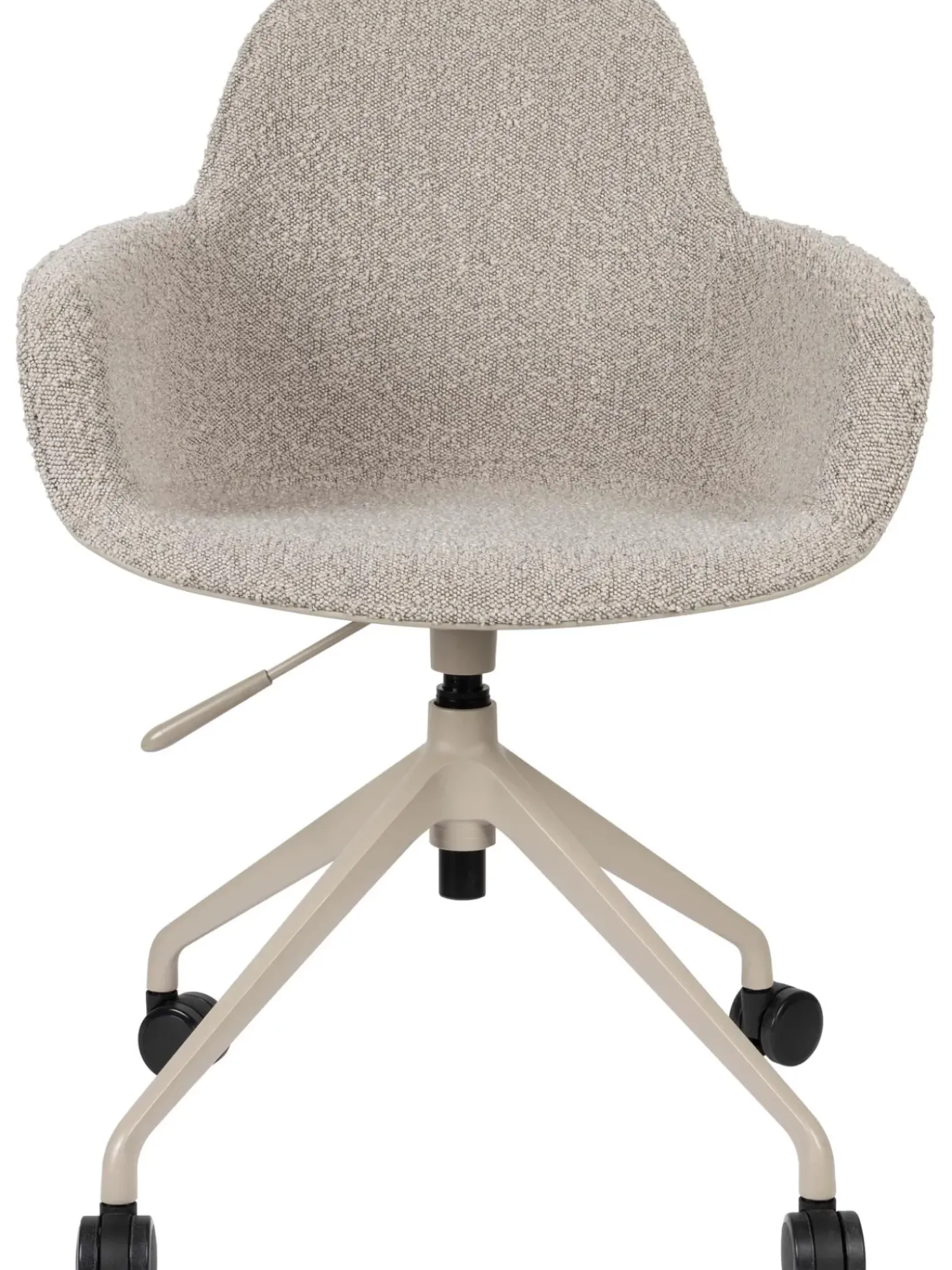 Sedia Da Scrivania In Tessuto Boucle Albert, Regolabile In Altezza