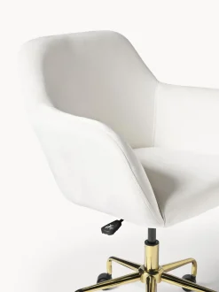 Sedia Da Scrivania In Velluto Lucie