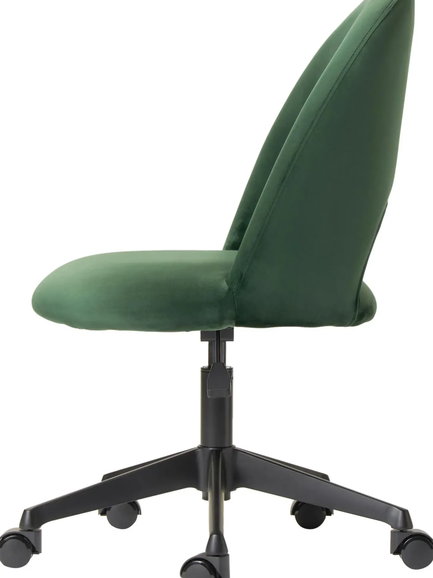 Sedia Da Scrivania In Velluto Rachel, Regolabile In Altezza