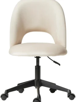 Sedia Da Scrivania In Velluto Rachel, Regolabile In Altezza