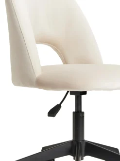 Sedia Da Scrivania In Velluto Rachel, Regolabile In Altezza