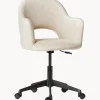 Sedia Da Scrivania In Velluto Rachel, Regolabile In Altezza