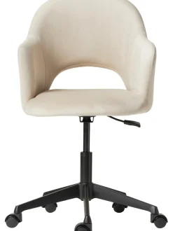 Sedia Da Scrivania In Velluto Rachel, Regolabile In Altezza