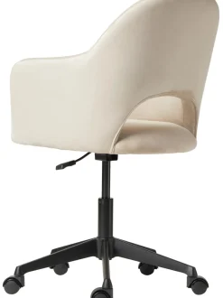 Sedia Da Scrivania In Velluto Rachel, Regolabile In Altezza