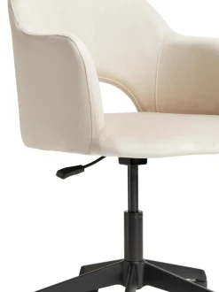 Sedia Da Scrivania In Velluto Rachel, Regolabile In Altezza