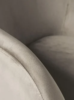 Sedia Da Scrivania In Velluto Lucie