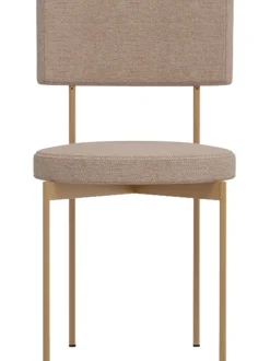 Sedia Imbottita Con Struttura In Metallo Sedia